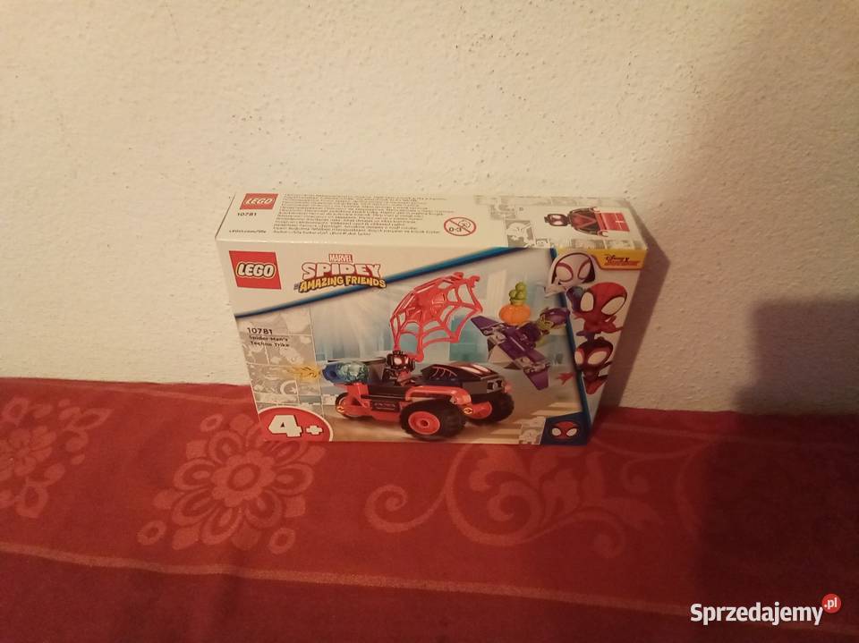 Lego trójkołowiec 10781 spider man kontra goblin mazowieckie Warszawa