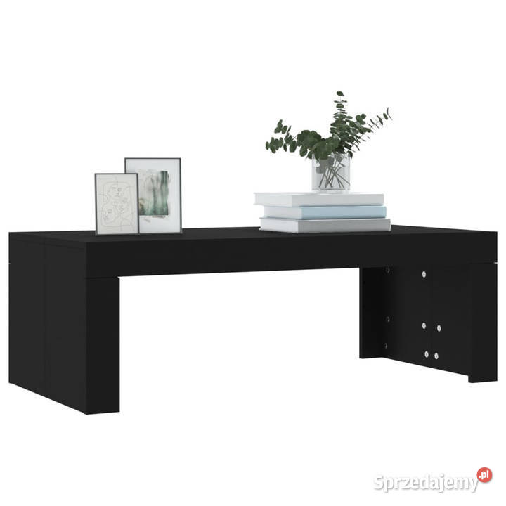 Stolik kawowy czarny 102x50x36 materiał Stoły sprzedam