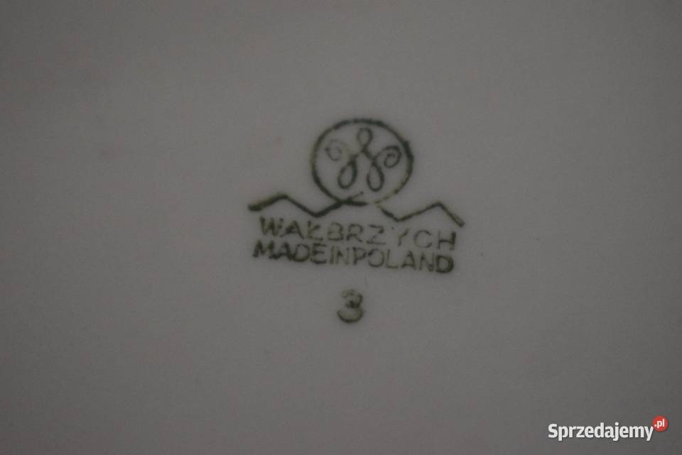 Talerz ozdobny Scena balkonowa fabryka porcelany Chełmno