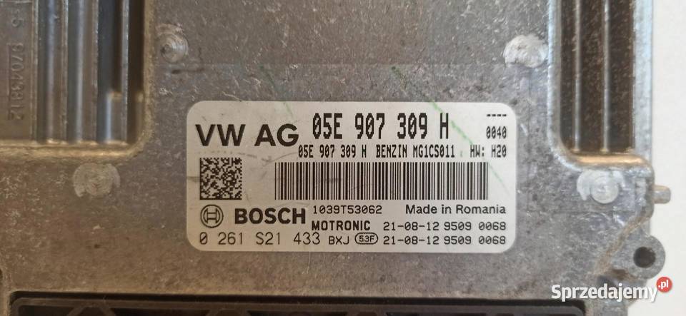 VW TIGUAN II KOMPUTER SILNIKA DPCA 05E907309H