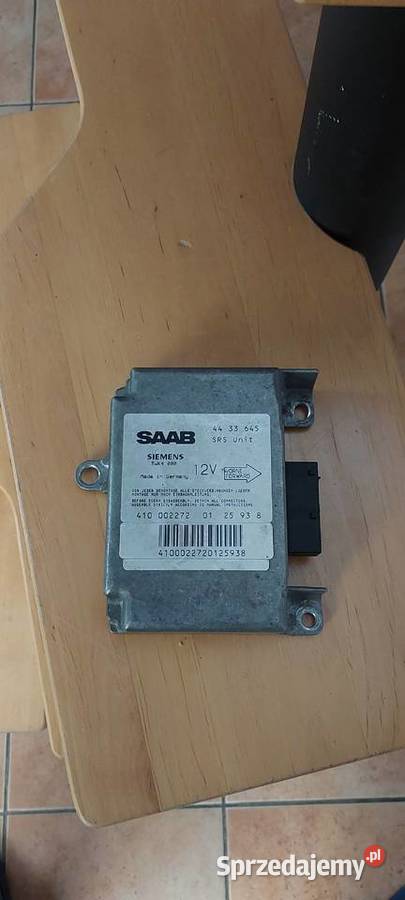 Sterownik moduł airbag SRS 4433645 Saab 900 Układ elektryczny zachodniopomorskie