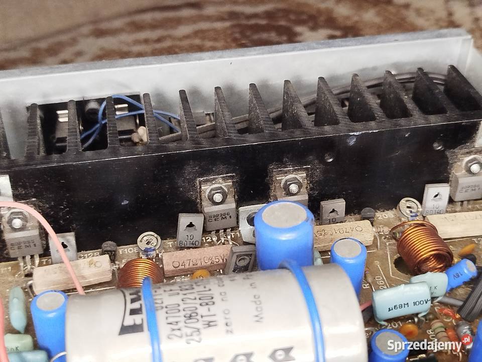Wzmacniacz UNITRA PW80 i Tuner T8010 Zgierz