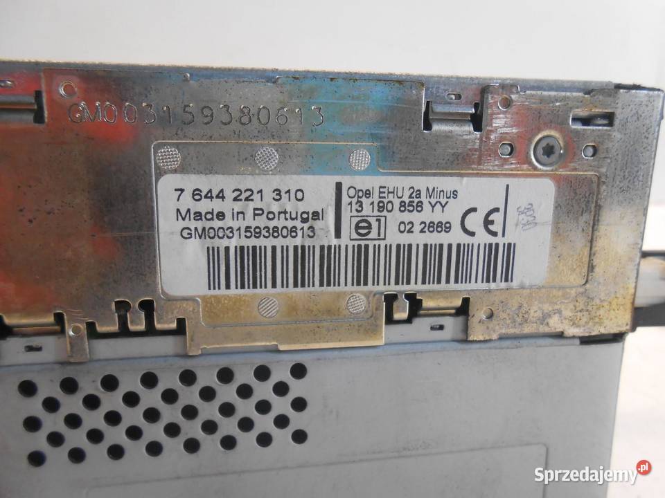 RADIO CD ZEGAR WYŚWIETLACZ OPEL ZAFIRA B sprzedam