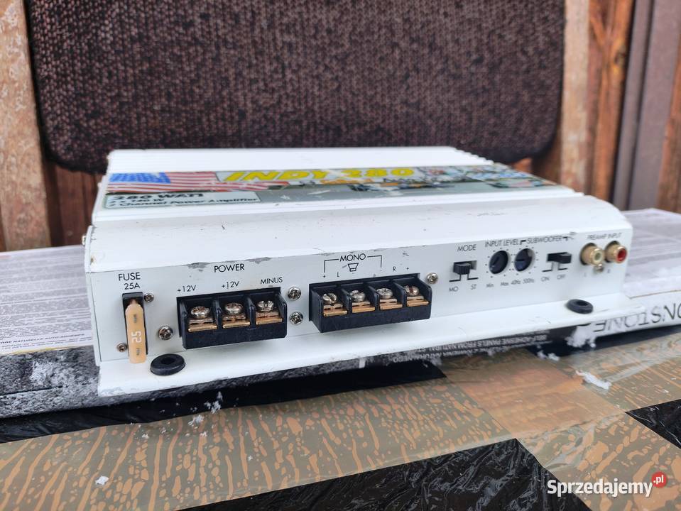 Wzmacniacz samochodowy 2 kanałowy Gelhard Indy Niegowonice sprzedam