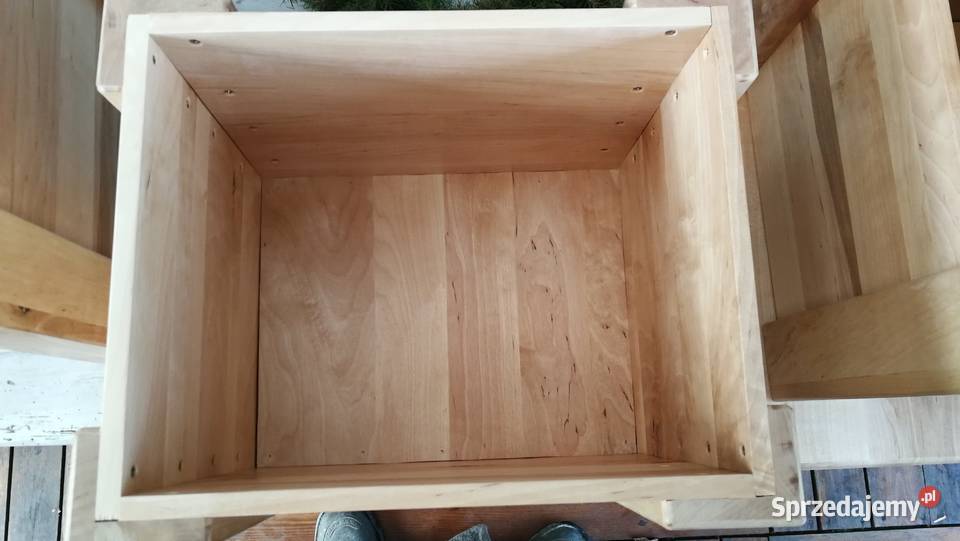 Skrzynka na drewno skrzynka na winyle donica Radków