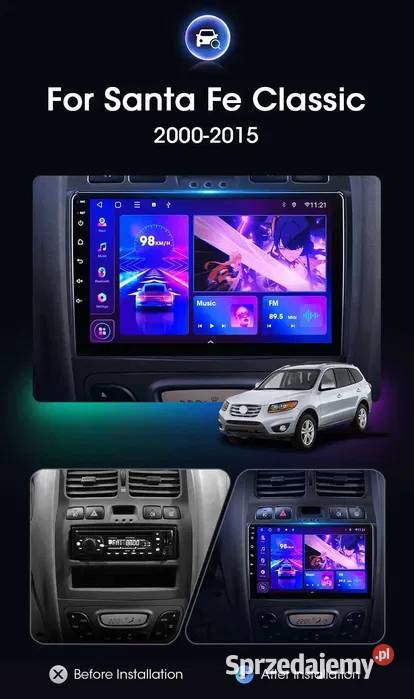 Radio Android Hyundai Santa Fe 0515r wifi gps Ożarowice sprzedam