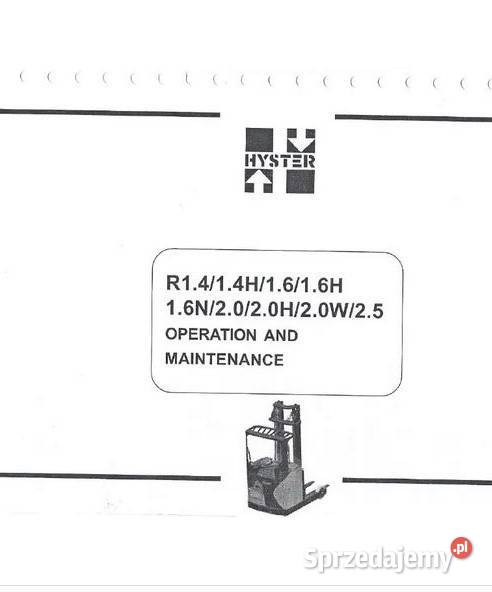 Hyster R14 14H 16 16H 16N 20 20H 20W 25 wózek Kielce