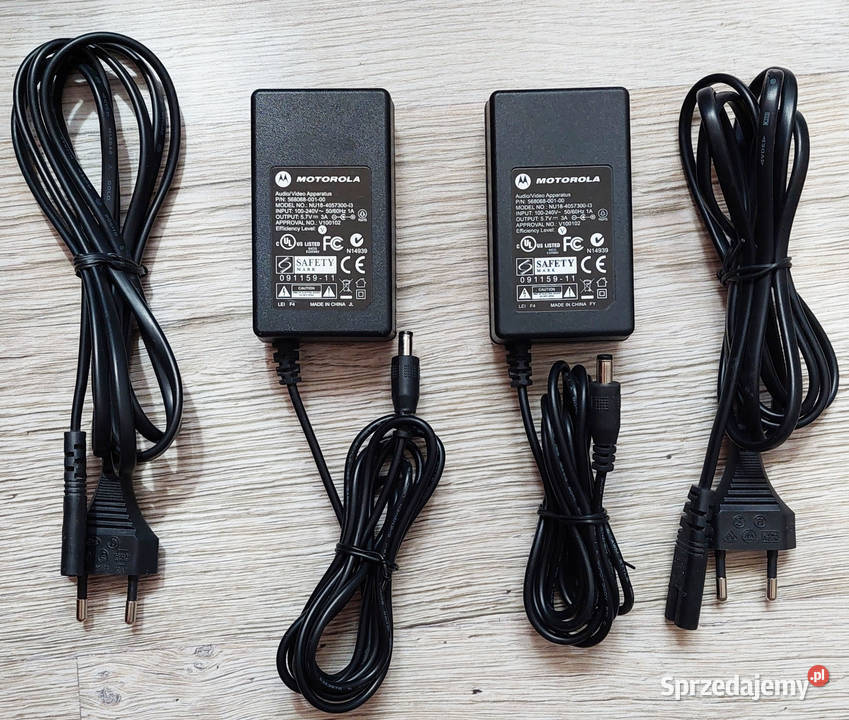 5 zasilaczy wtyczkowych Pozostałe