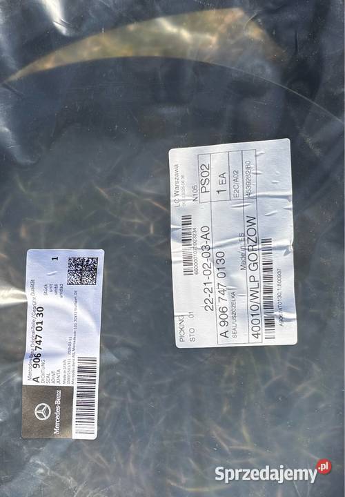 Uszczelka drzwi tył sprinter w 906 Łódź