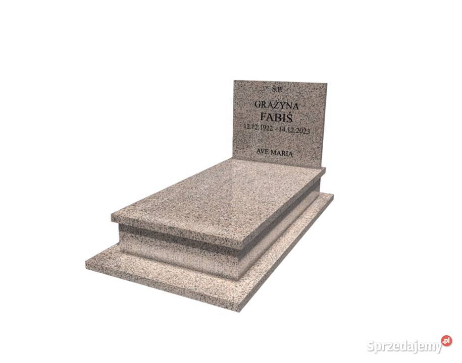 Nagrobki granitowe piękne wzory niskie ceny Wrocław