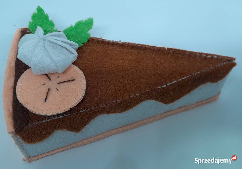 Zabawka jedzenie kuchenna filcowa tort ciasto małopolskie Kraków
