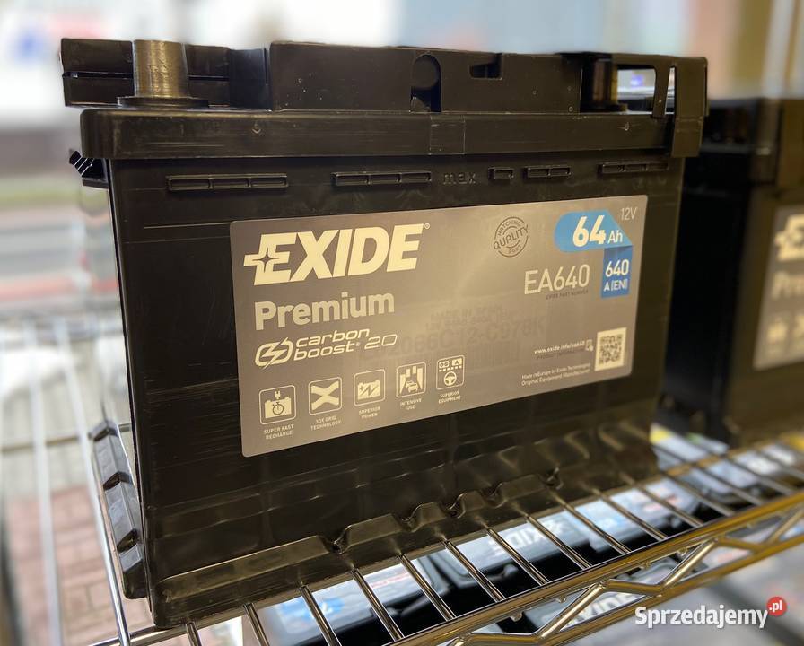 Akumulator Exide Premium 64Ah 640A EN PRAWY PLUS Piotrków Trybunalski