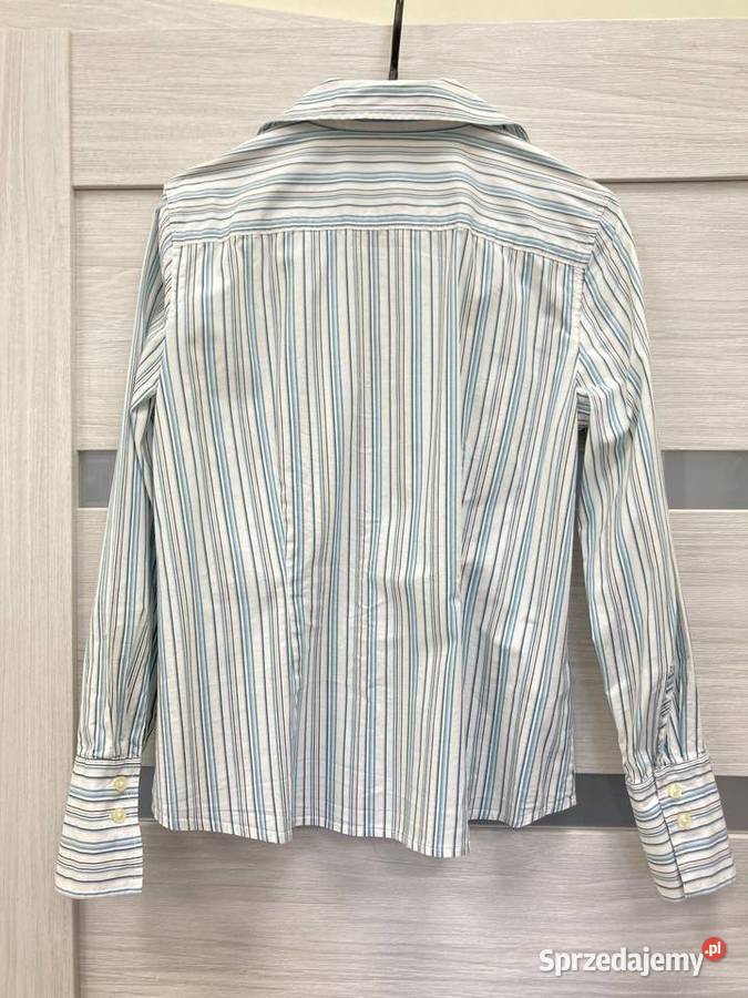 Nowa damska koszula w paski Ann Taylor luksus biały podkarpackie