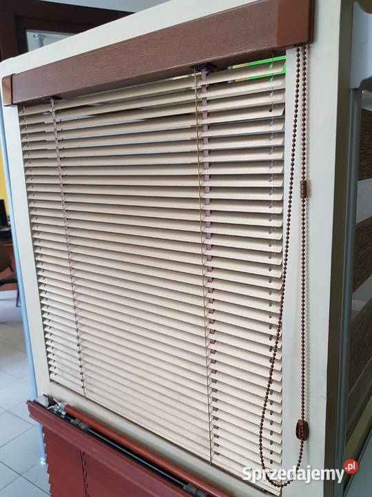 Żaluzje wewnętrzne drewniane i aluminiowe Krosno sprzedam