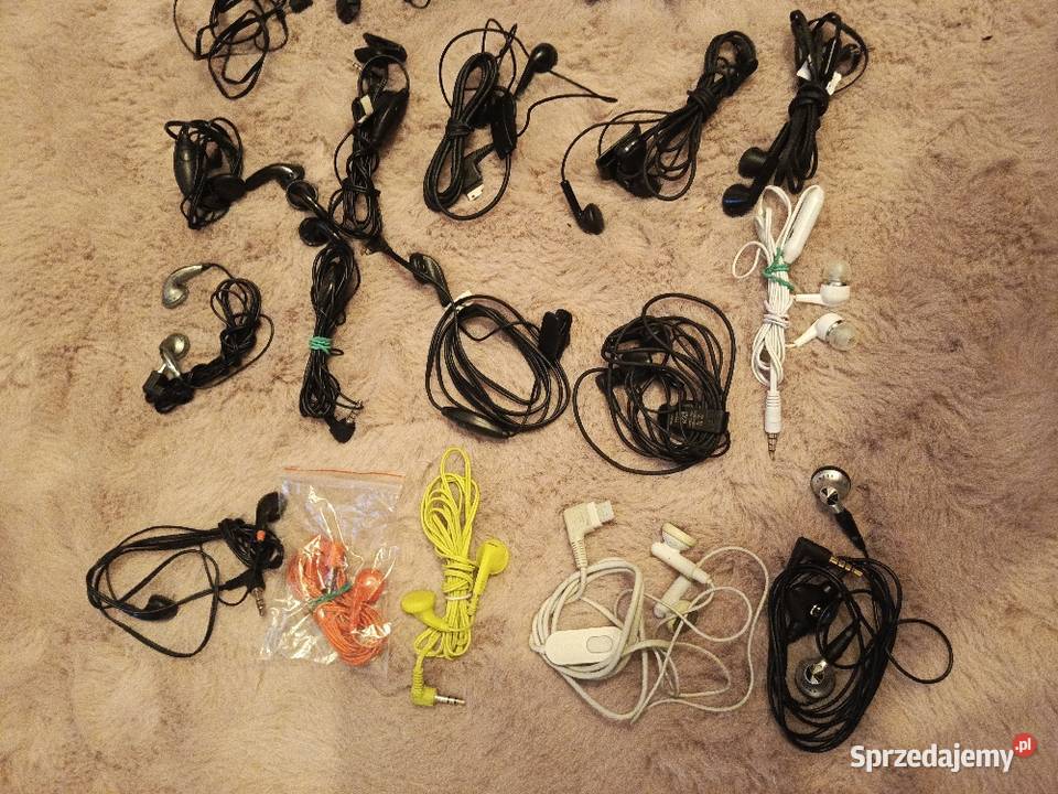 Słuchawki telefoniczne różne 27 kompletów w Tychy