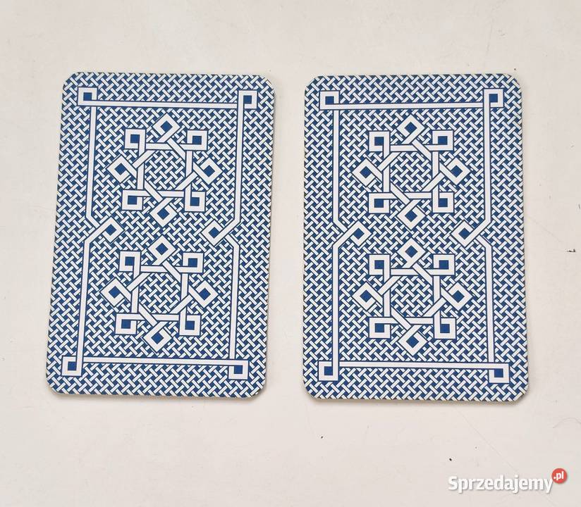 Dwa jokery ze starej talii kart do remika rummy śląskie Ruda Śląska