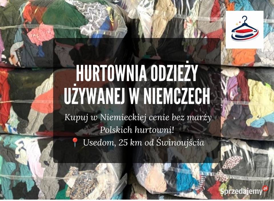 Niemiecka hurtownia odzieży używanej sort MIX kolorowy Słupsk sprzedam