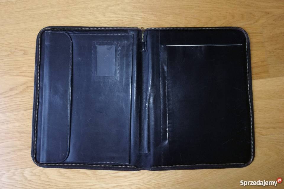 Aktówka skórzana biznesowy niezbędnik w stylu Uniseks Pozostałe sprzedam
