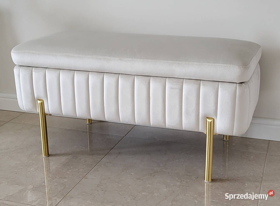 Ławka pufa tapicerowana ze schowkiem do wielkopolskie Poznań