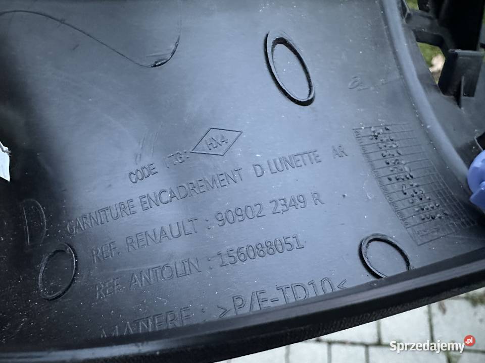 Renault Kadjar Osłona Klapy Tył Lewa Prawa Rok produkcji 2018 małopolskie Radziszów