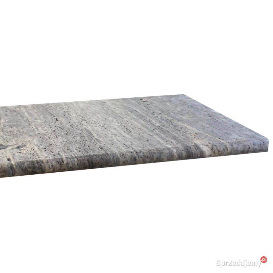 Stopień trawertynowy Silver Ash szlifowany z Kraków