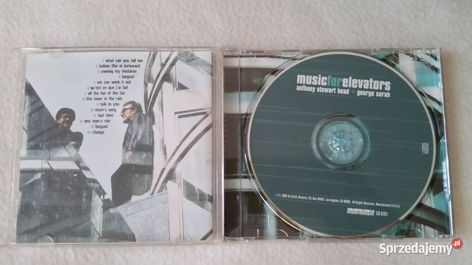 MUSIC FOR ELEVATORS Anthony Stewart HeadGeorge Płyty i kasety Puławy