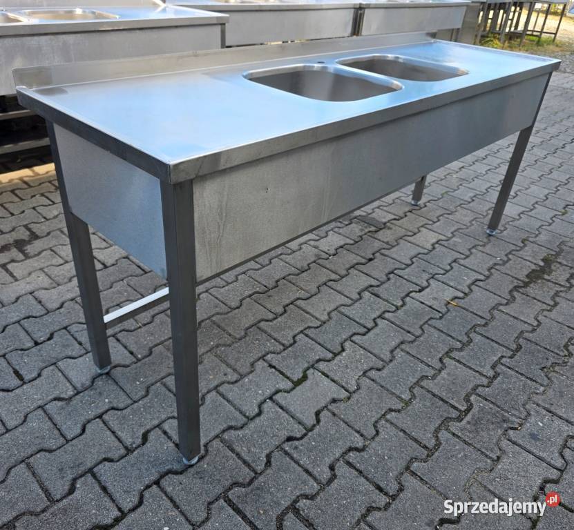 Zlew 2 Komorowy Z Blatem Roboczym 2006085 M1038 Biznes i Przemysł