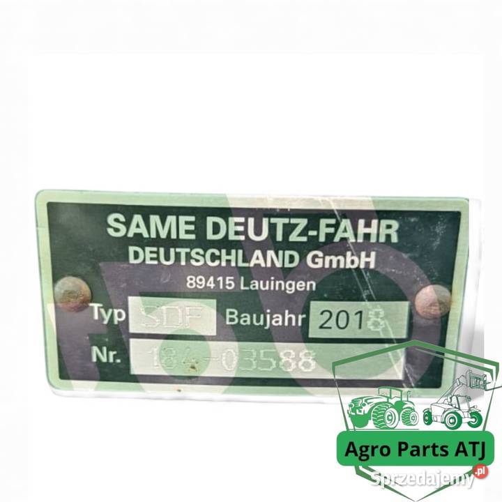 TUZ Przedni Podnośnik SDF 18403588 Deutzfahr podlaskie Ciechanowiec