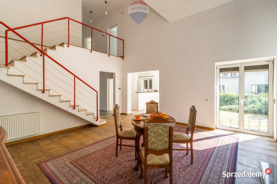 Dom z ogrodem i biurem 5 pokoi Żabiczki balkon Konstantynów Łódzki