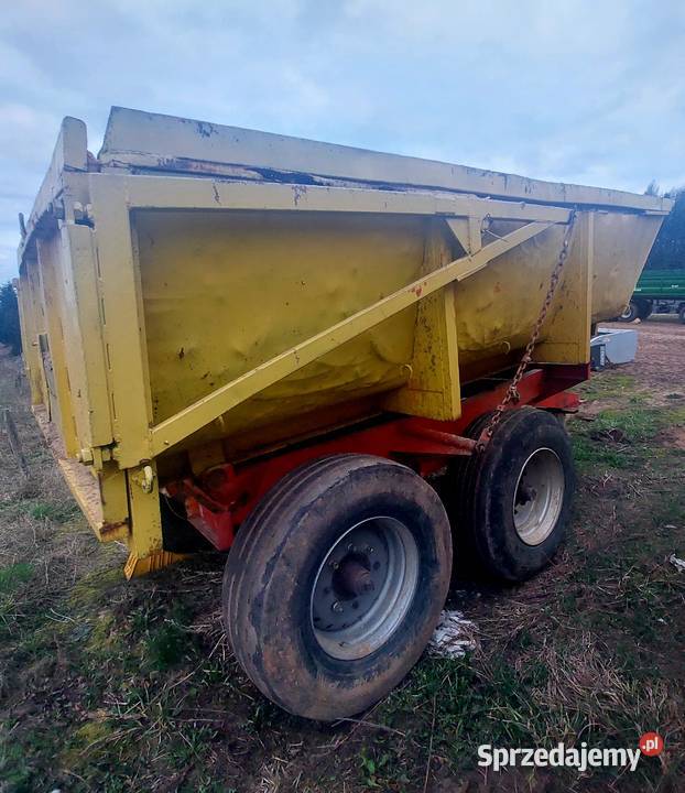 Przyczepa wywrotka mullie 12t tandem budowlana