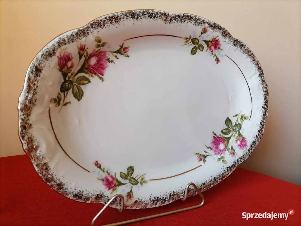 Duży Półmisek Cztery Róże Szlachetne Wawel PRL Wałbrzych