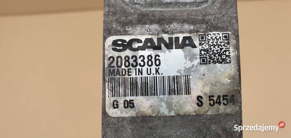 SCANIA CHŁODNICA OLEJU CHŁODNICZKA 2083386 Układ chłodzenia lubuskie Bieleń
