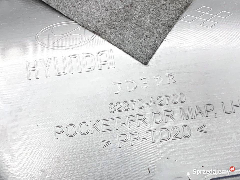 BOCZEK DRZWI LEWY PRZÓD KIA CEED 82370A2700 osobowe