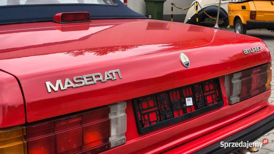 Maserati Biturbo Spyder Zagato 25l 1986 Stan szyberdach Zgierz sprzedam