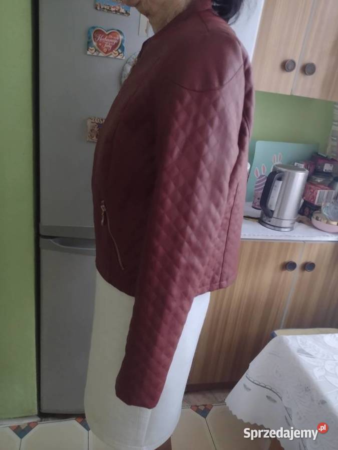 42XL Francuska skórzana kurtka ramoneska NOWA Kraków