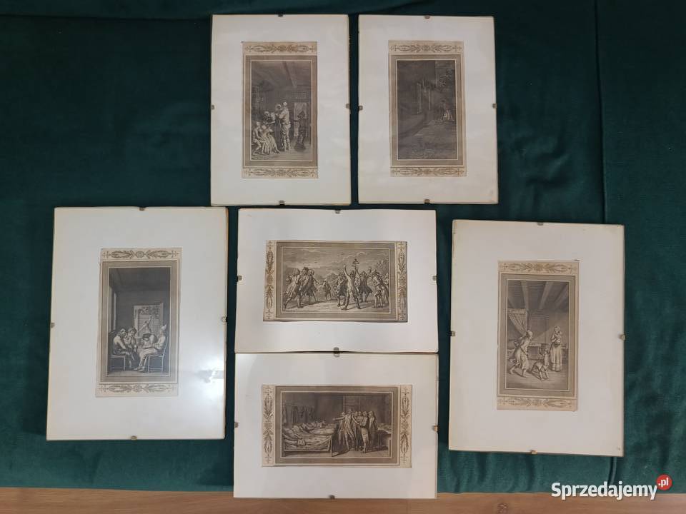 Grafika miedzioryt XVIIIXIX wiek Daniel Opole