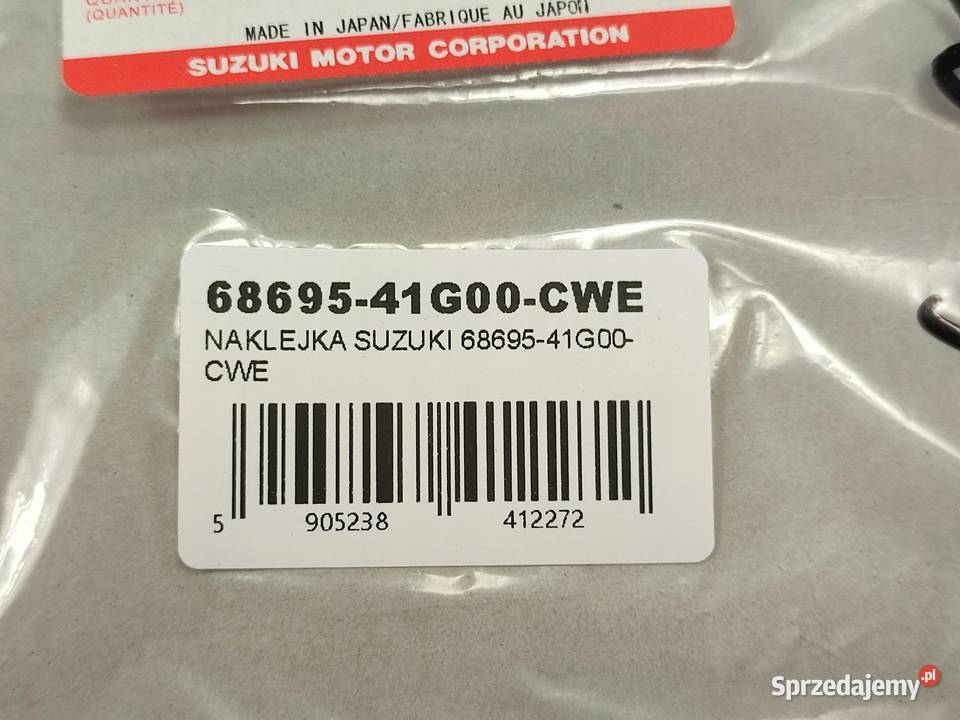 NAKLEJKA GSXR NA LEWY BOCZEK SUZUKI GSXR1000 lubelskie
