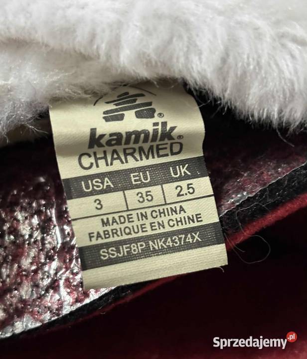 Buty kamik śniegowe dziewczynka Rabka-Zdrój