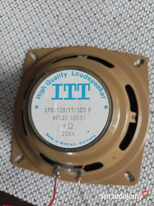 ITT niemieckie głośniki niskotonowe vintage 13 Płock