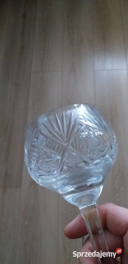 Kryształowe kielichy prl Porcelana i szkło Przedbórz