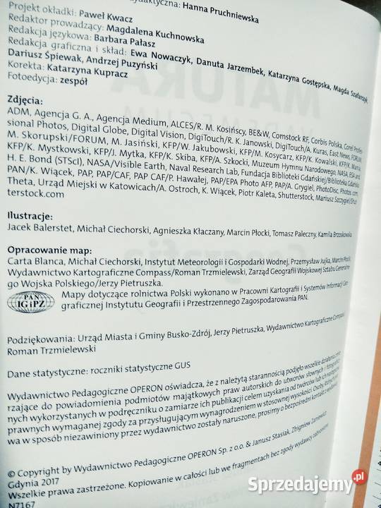 Geografia vademecum maturzysty rozszerzenie Warszawa