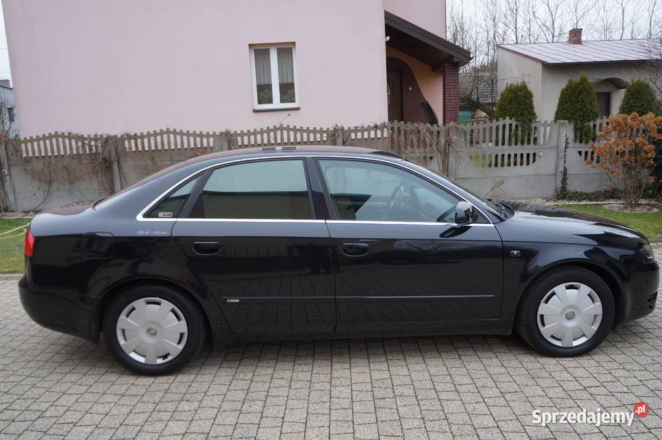 Audi A4B7 Automat 20 benzynaSLINE zarejestrowany elektryczne lusterka Częstochowa sprzedam
