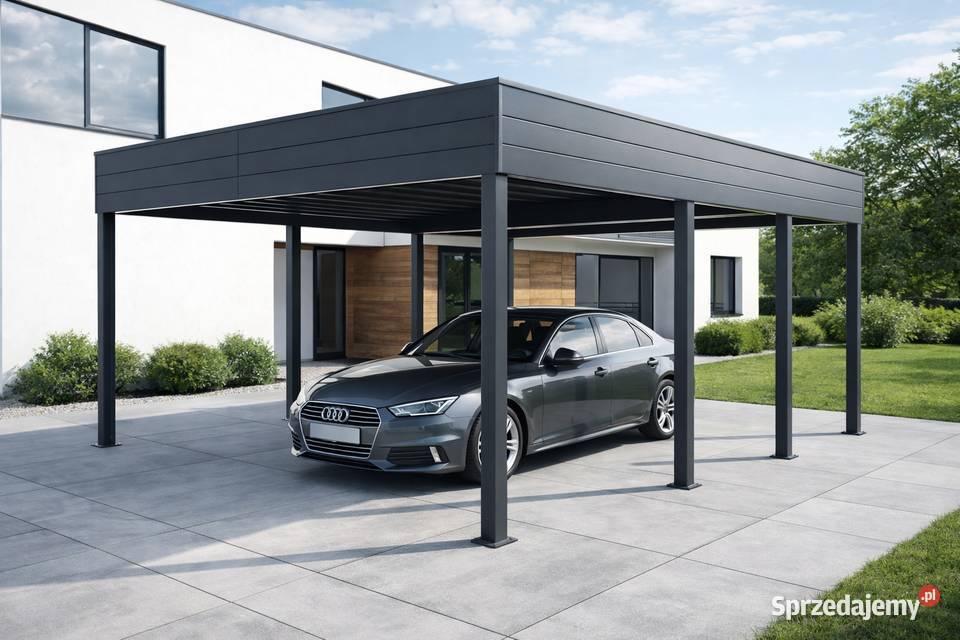 Nowoczesna wiata garażowa CARPORT Wrocław