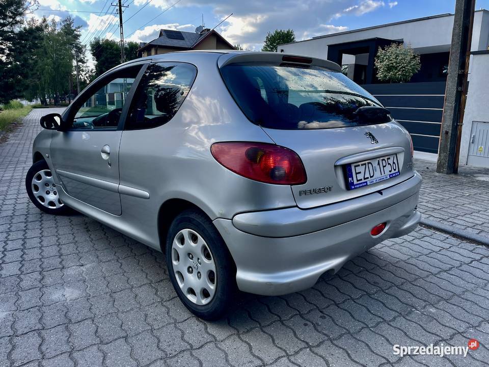 ZadbanyPeugot20614Benzyna160PrzKlimaWspKier2003rM 206 Zduńska Wola