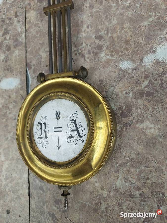 729 Wahadło rusztowe starego zegara 8 dł 30 pomorskie Tczew