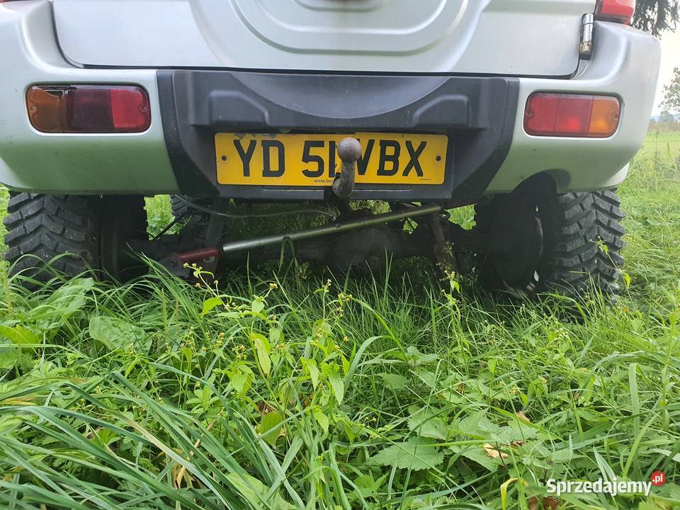 Suzuki Jimny 2001r 13 benzyna anglik dowód V5C napęd 4x4 Lipno