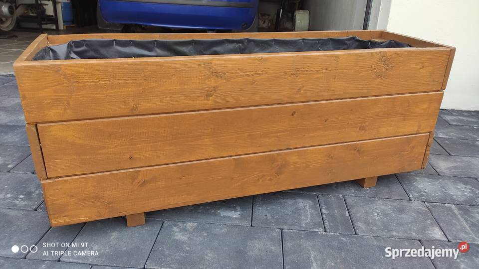 Donica ogrodowa drewniana dąb winchester Czemierniki sprzedam