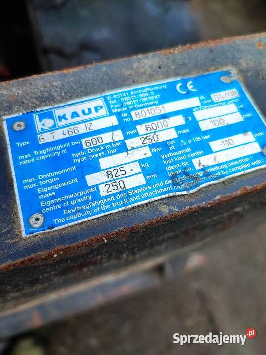 Wózek widłowy Linde 6 8 ton Toyota z Niemiec