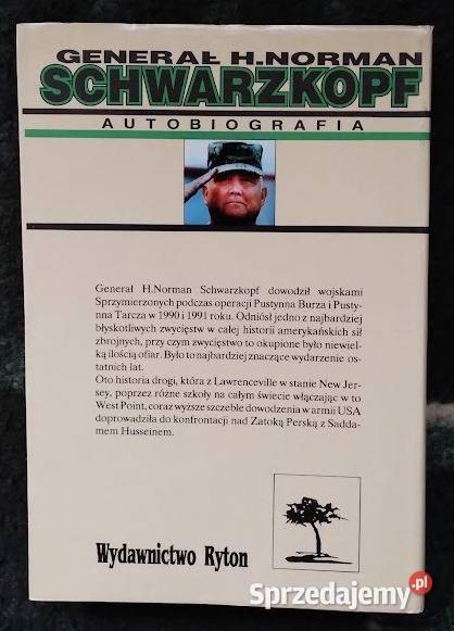 Nie trzeba bohatera generał H Norman Schwarzkopf Książki i Podręczniki łódzkie