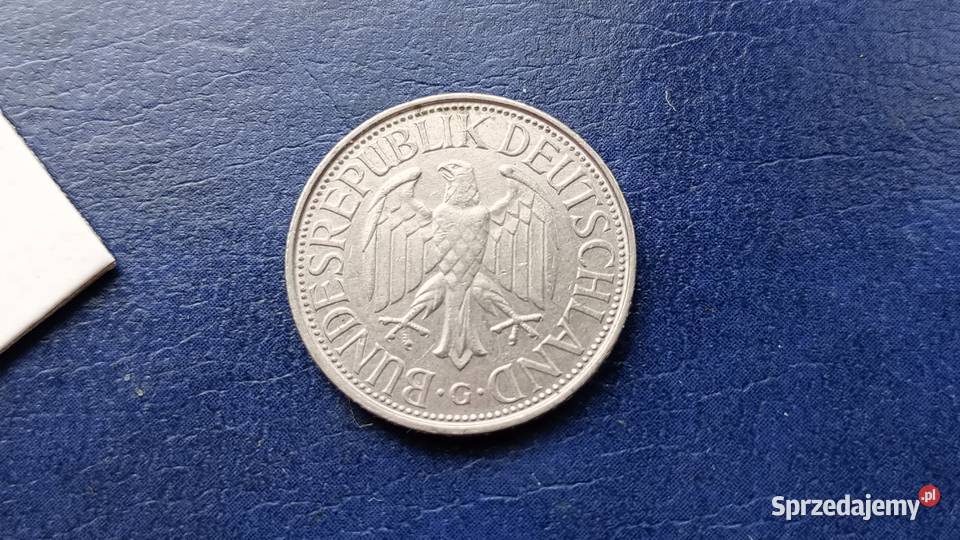 Stare monety 1 marka 1976 G Niemcy Lesko